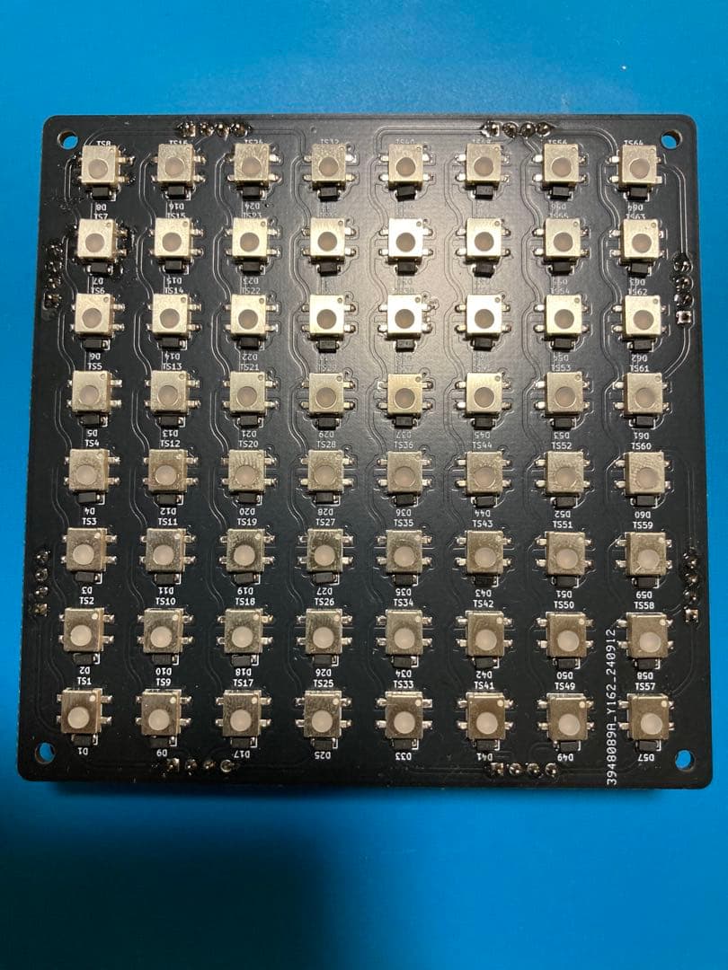 monome grid 64 互換機　MIDIコントローラー
