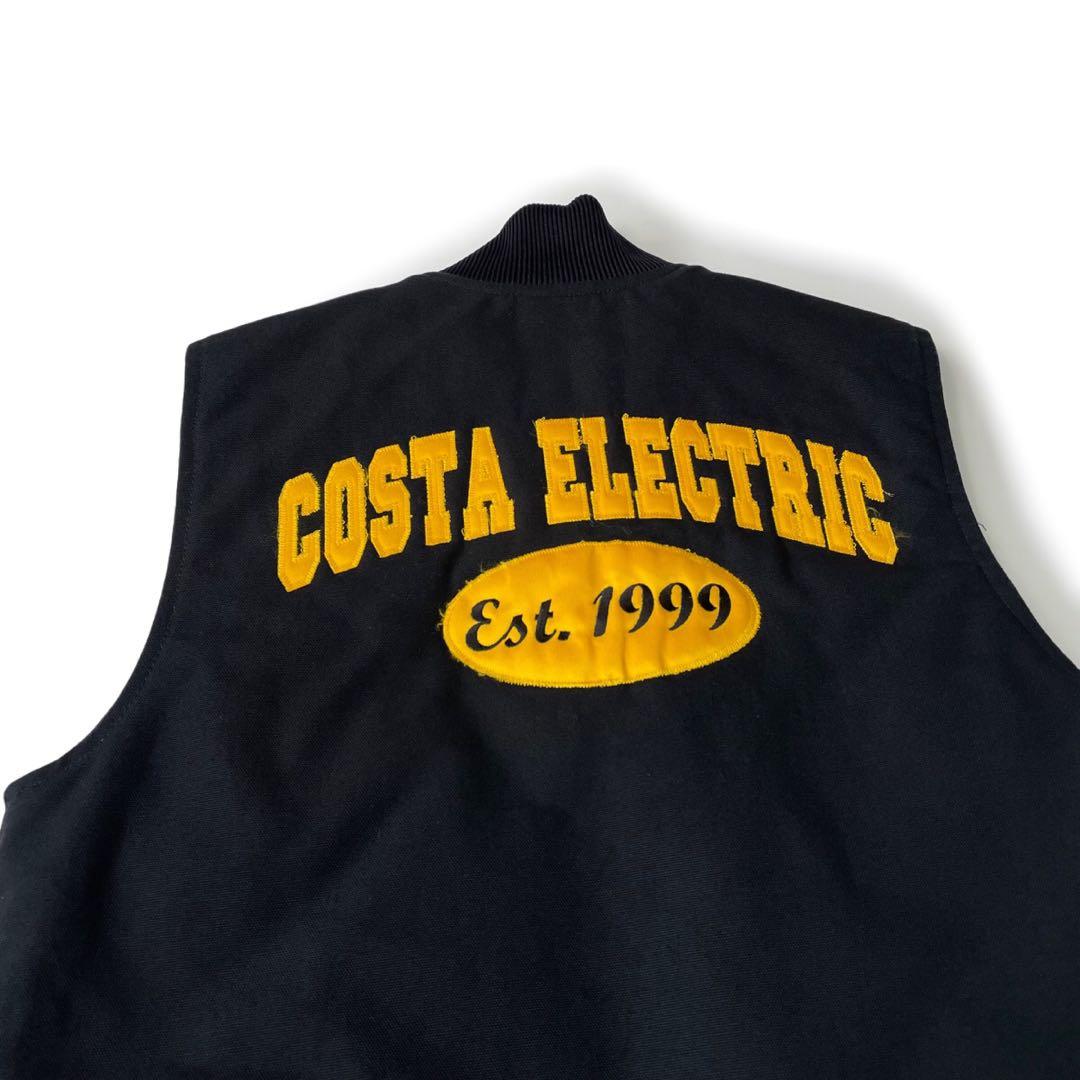 00’s Carhartt ダックベスト ワーク ブラック 企業系 カーハート