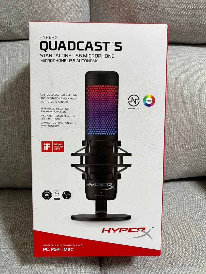 HyperX QuadCast S USBマイク