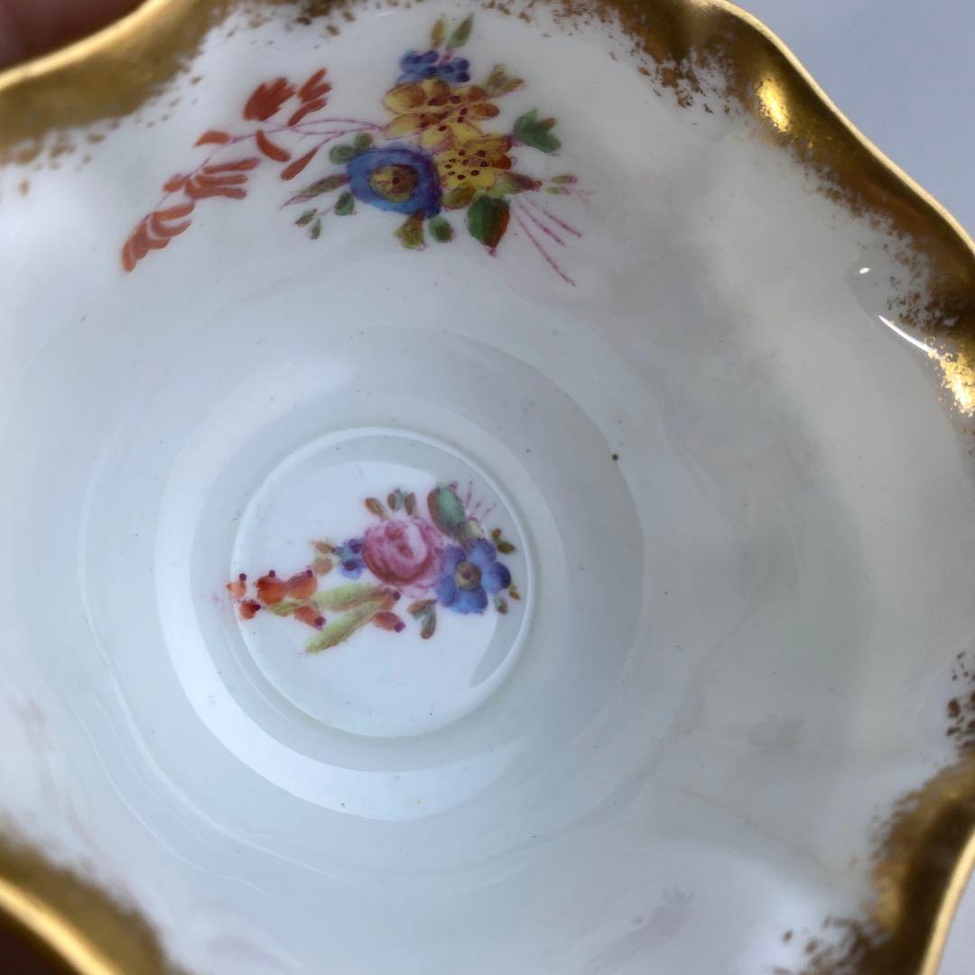 イギリスアンティーク　ハマースレイ ロントン　ドレスデン スプレイ トリオ