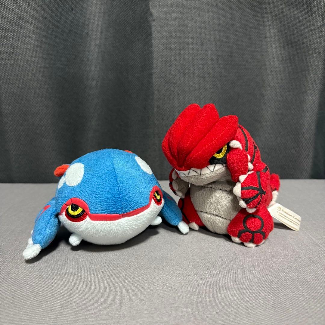 【希少】ポケドール　グラードン&カイオーガ ぬいぐるみセット