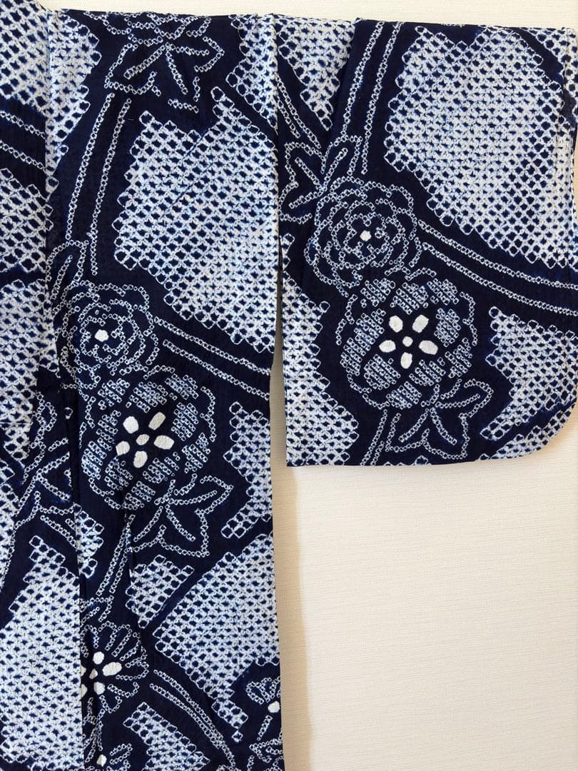 有松絞り　浴衣　身丈157センチ