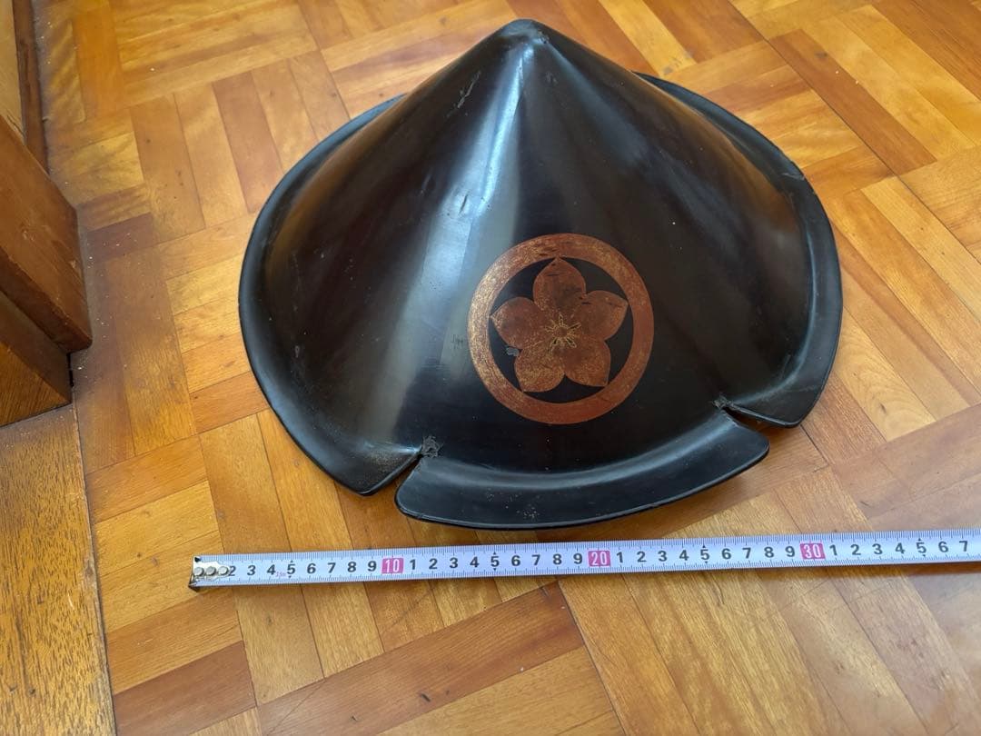 陣笠　時代物　武具　古道具　武士　日本刀　鎧　甲冑　送料無料　江戸時代