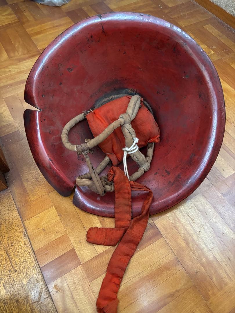 陣笠　時代物　武具　古道具　武士　日本刀　鎧　甲冑　送料無料　江戸時代