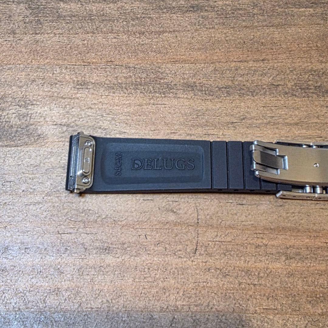 Cartier サントスドゥカルティエMM Delugsラバーベルト