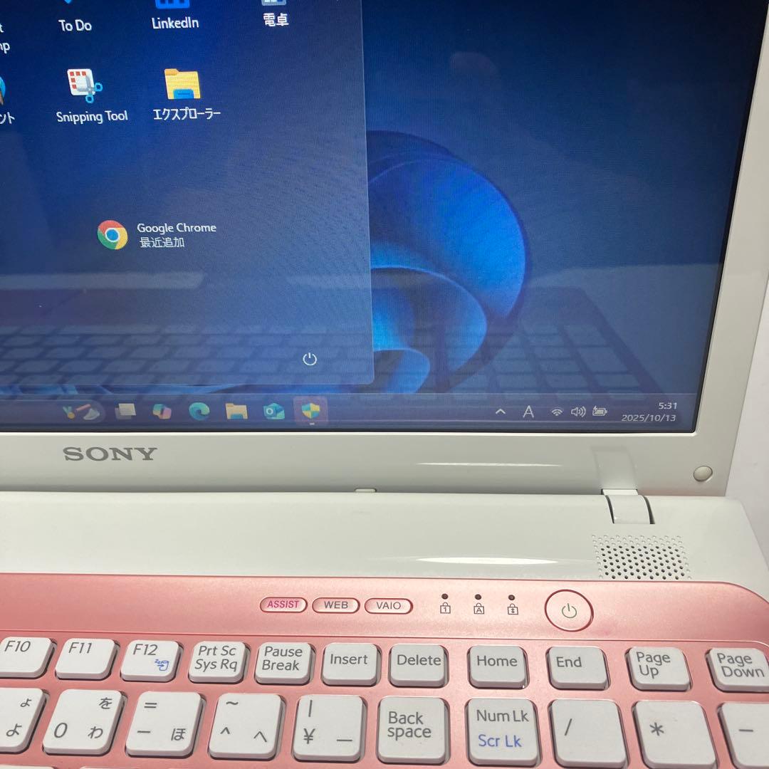 SONY VAIO Windows11 corei5 SSD美品