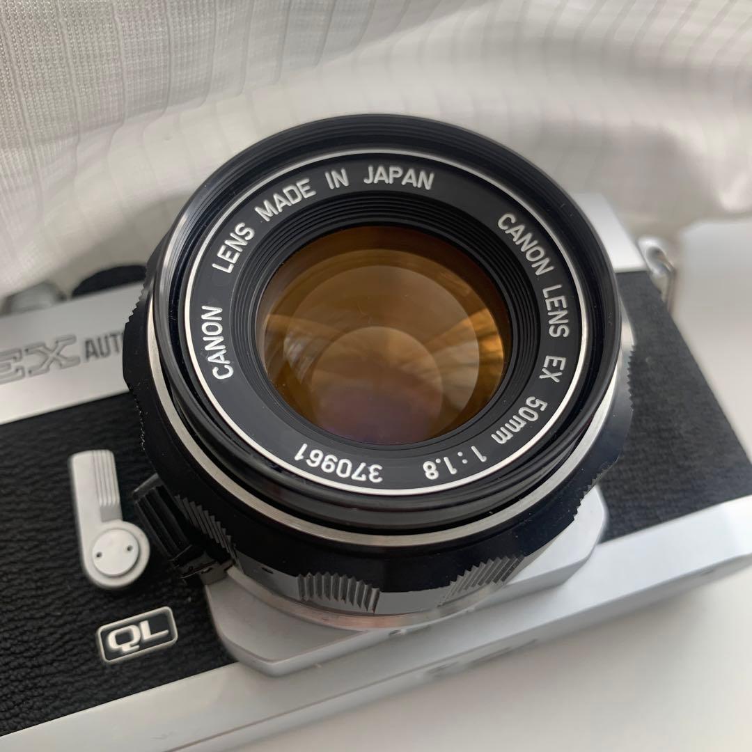 F1.8 Canon EX QL AUTO フィルムカメラ