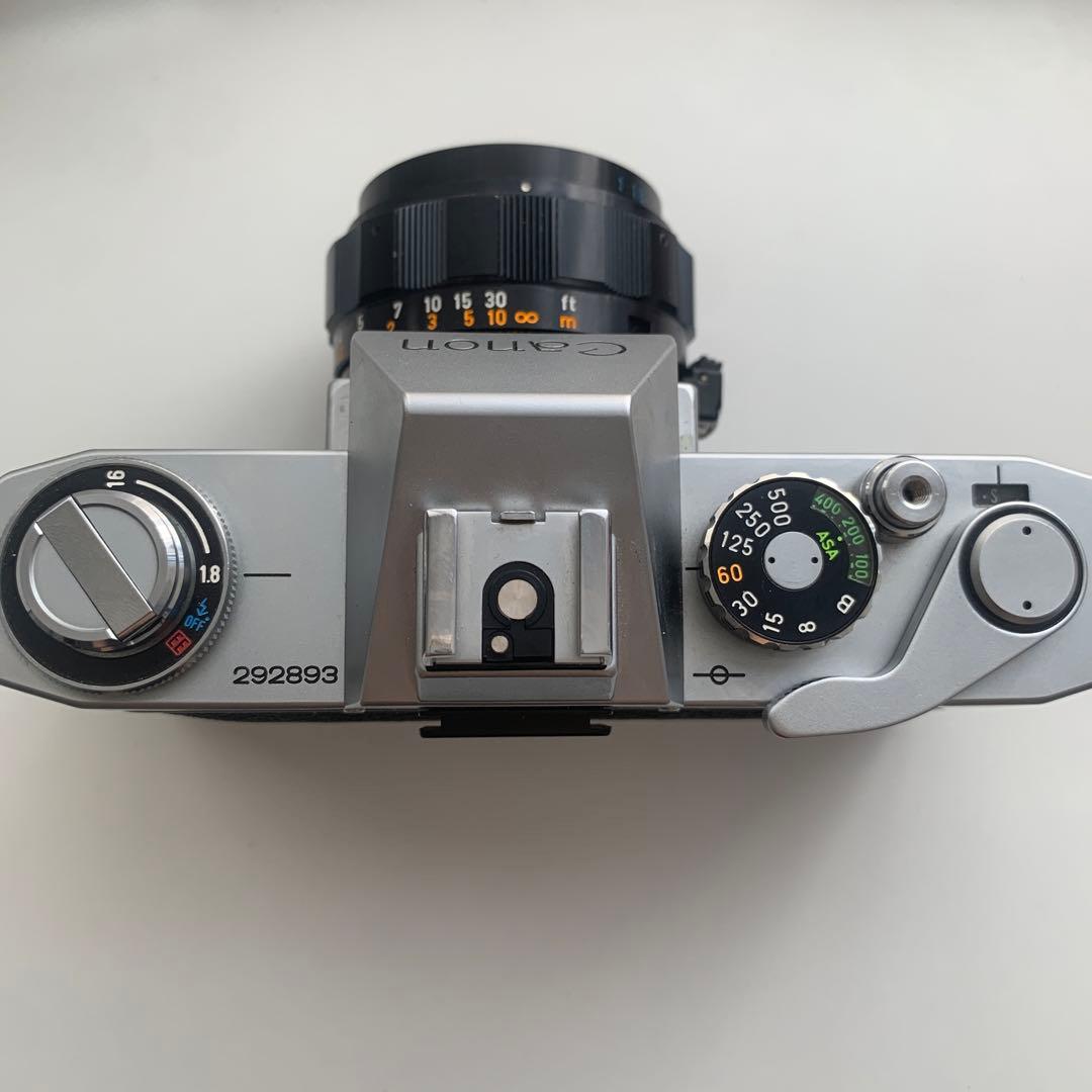 F1.8 Canon EX QL AUTO フィルムカメラ