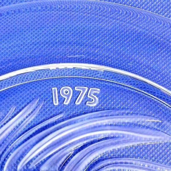 ラリック 金魚 イヤープレート クリスタルガラス 飾り皿 フランス アンティーク