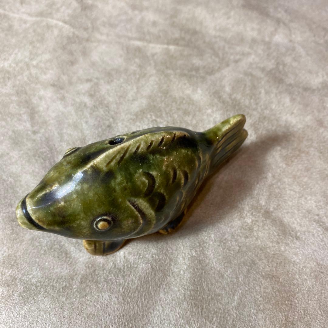 書道水差し、織部水滴