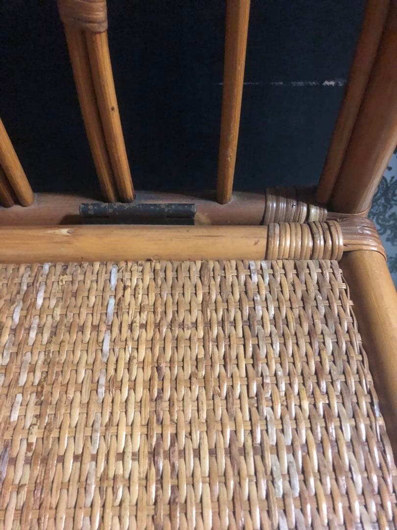 便利な収納♦️ラタン ベンチ♦️コンパクトサイズ♦️土台が木材で丈夫です♦️送料込