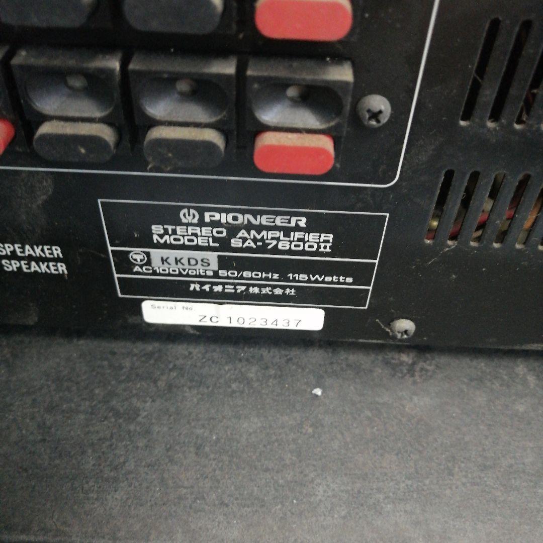 PIONEER システムコンポ CT-405 SA-7600Ⅱ TX-7800Ⅱ