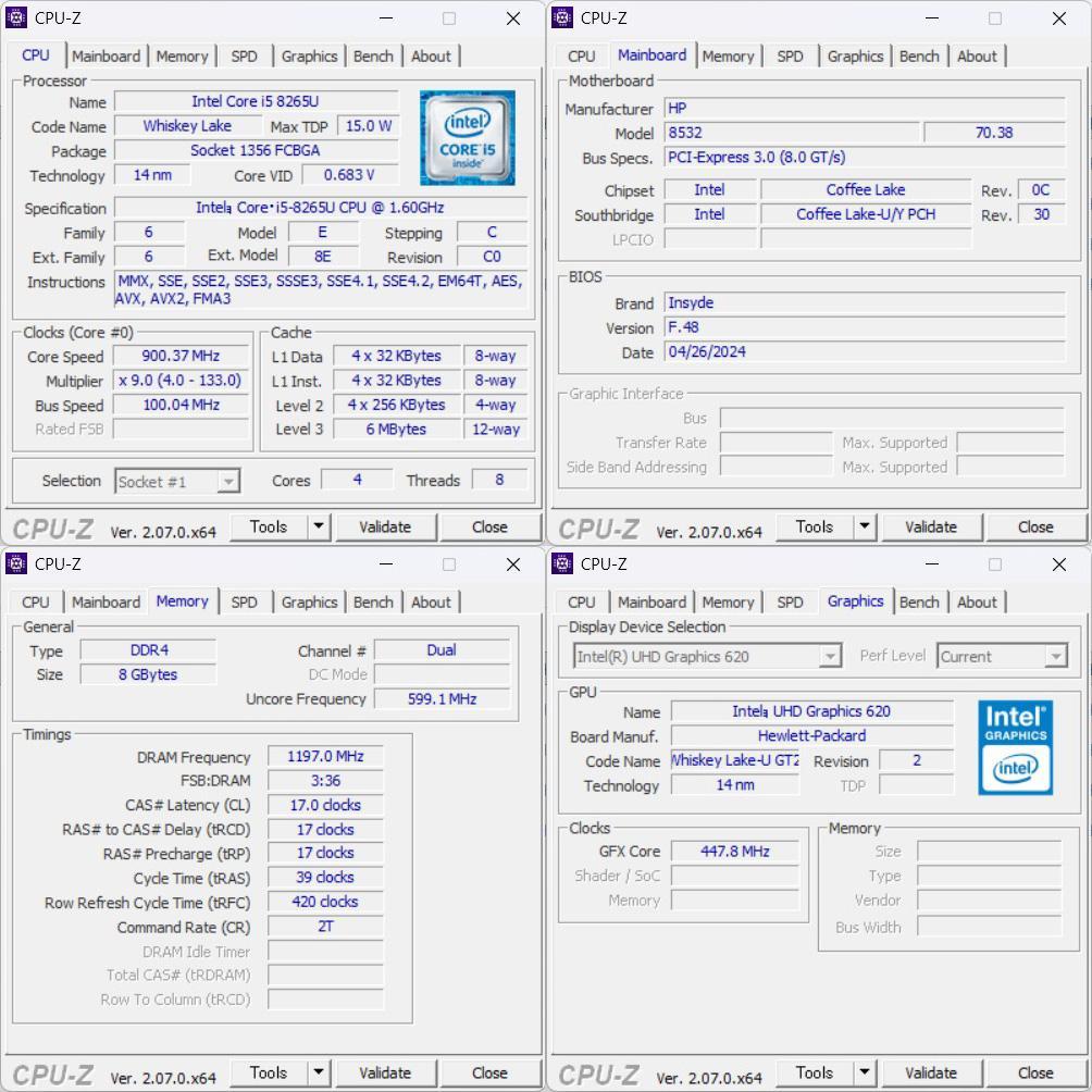 ノートPC★HP 250G7 i5第8世代/8GB/SSD128GB