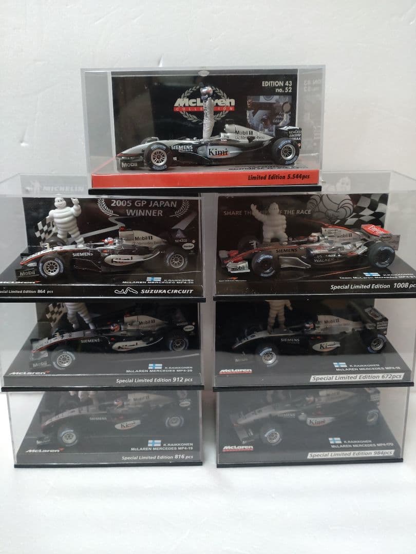 ミシュラン別注McLAREN MERCEDES ライコネン 7台セット