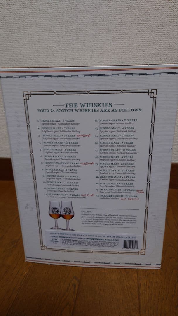 ウイスキー ツアーオヴ スコットランド 50 ml x 24本セット
