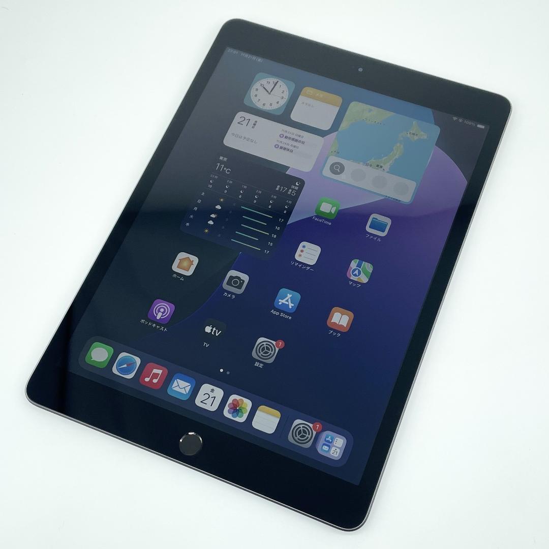 即配【美品】Wi-Fi iPad 第7世代 32GB A2197 容量100％