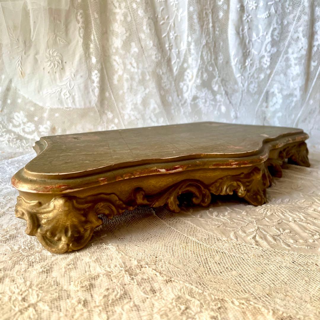 ディスプレイ台　台座　ポワドレ　プレゼンテーション店舗什器　フランスアンティーク