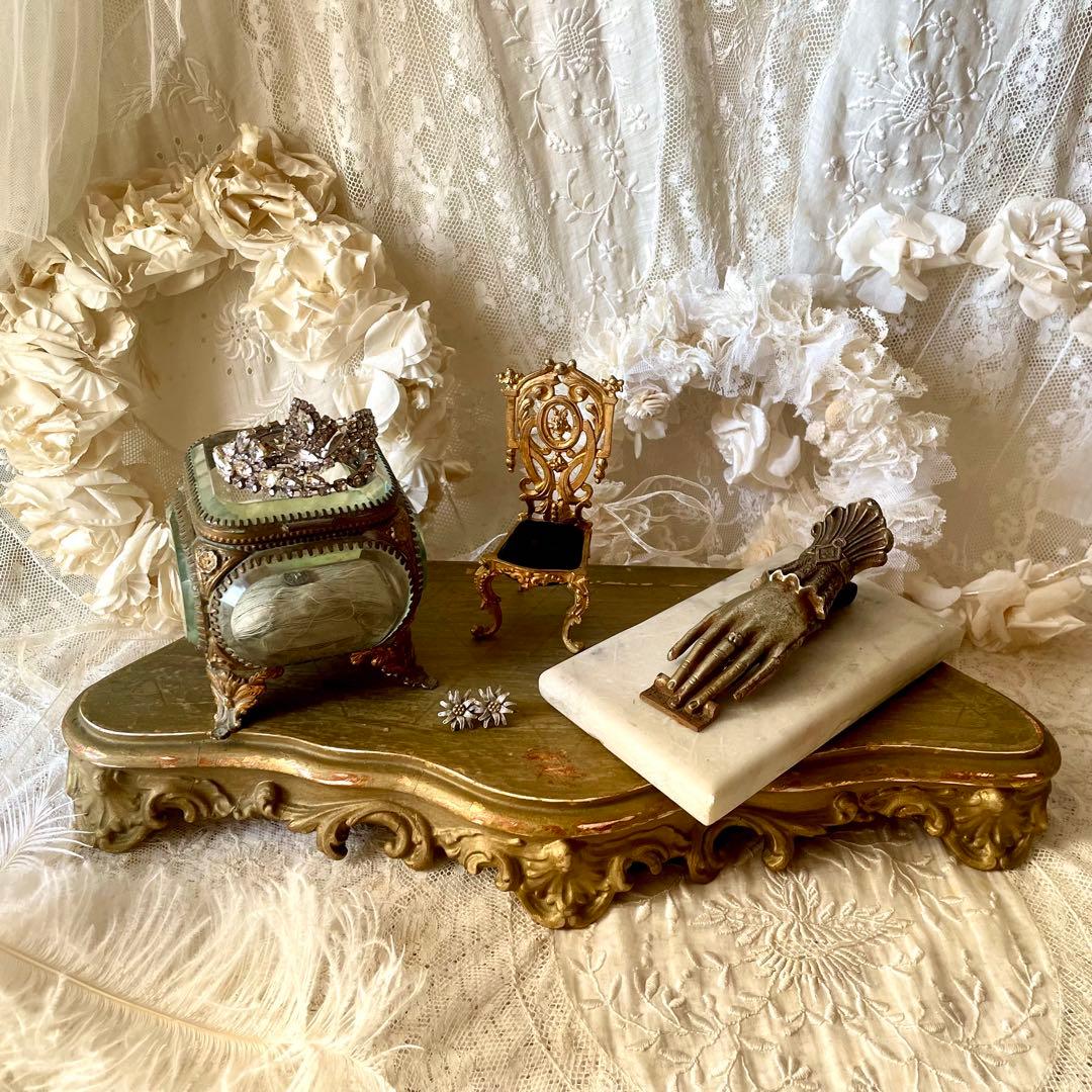 ディスプレイ台　台座　ポワドレ　プレゼンテーション店舗什器　フランスアンティーク