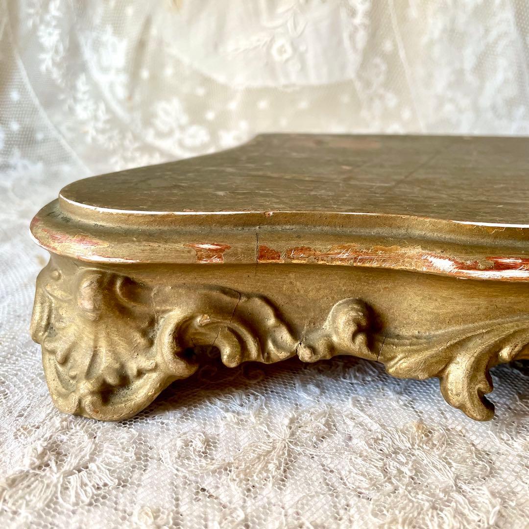 ディスプレイ台　台座　ポワドレ　プレゼンテーション店舗什器　フランスアンティーク