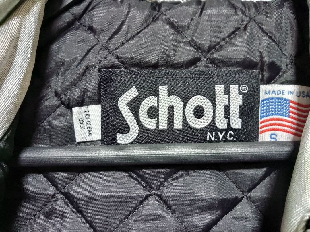 古着　米国製 Schott ジャケット ライダースジャケットサイズS(M~L位)