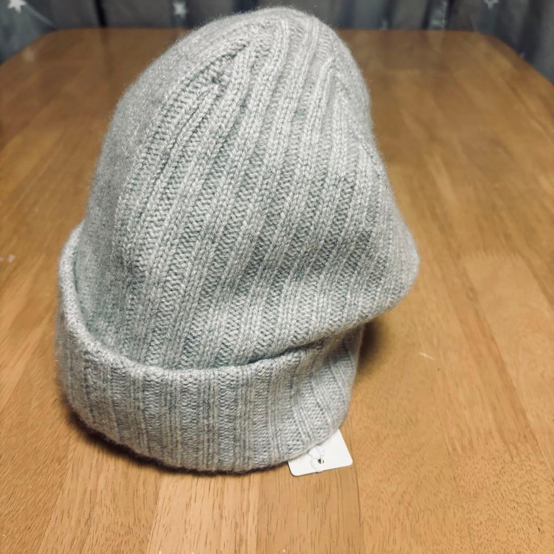 （新品）Picea cashmere（ピセアカシミヤ）リブニットキャップ