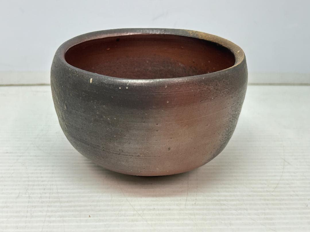 ★値下げ★備前焼【高原昌司/茶碗/船徳利】石井不老・伊勢崎陽山弟子/木箱★2箱★