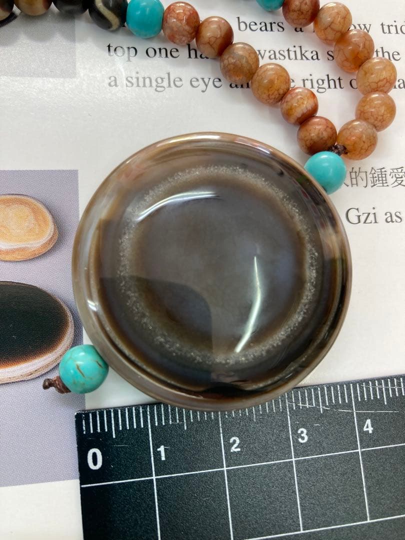 チベット羊眼天珠ネックレス