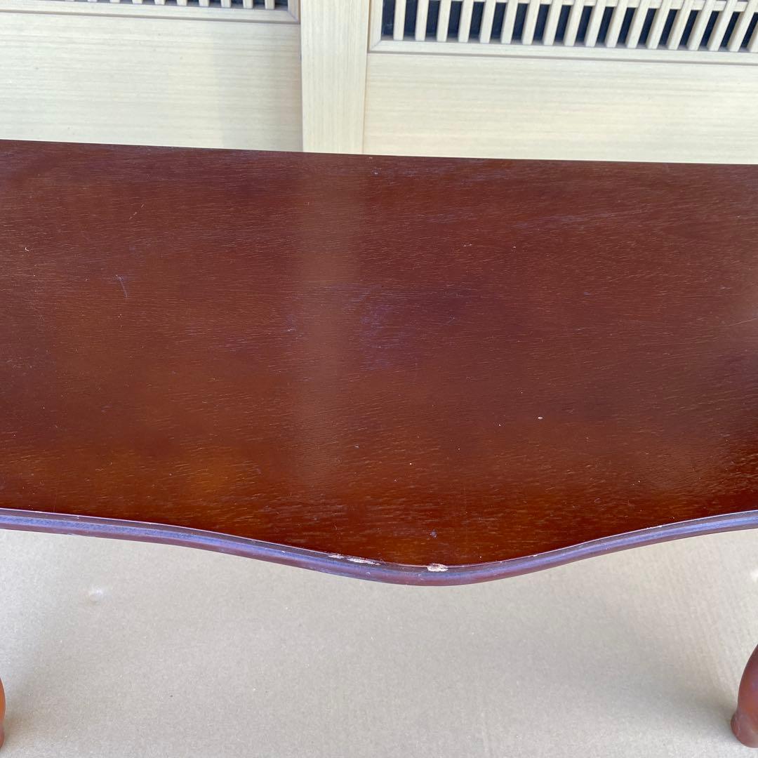 【サム】希少品】 サイドテーブル　ロココ調　アンティーク　猫脚　クラシック