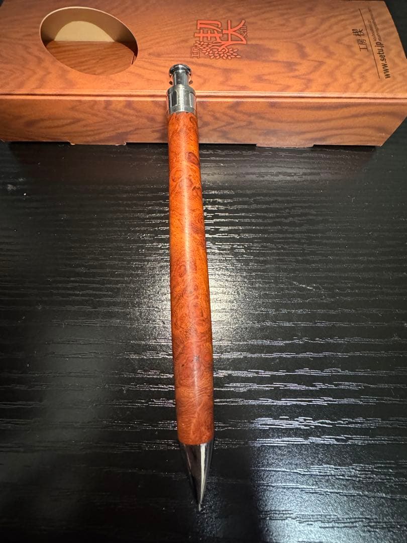 【値下げ交渉〇】工房楔 花梨 こぶ杢 シャープペンシル0.5