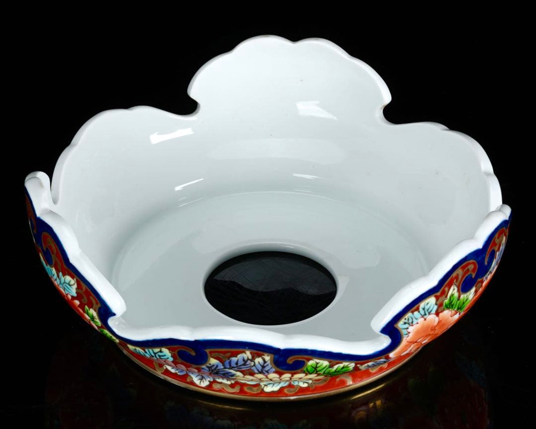 m*i様 有田焼 龍右衛門 染錦窓絵花鳥図 沈香壺 飾壺 三段壺 特大85㎝ 骨