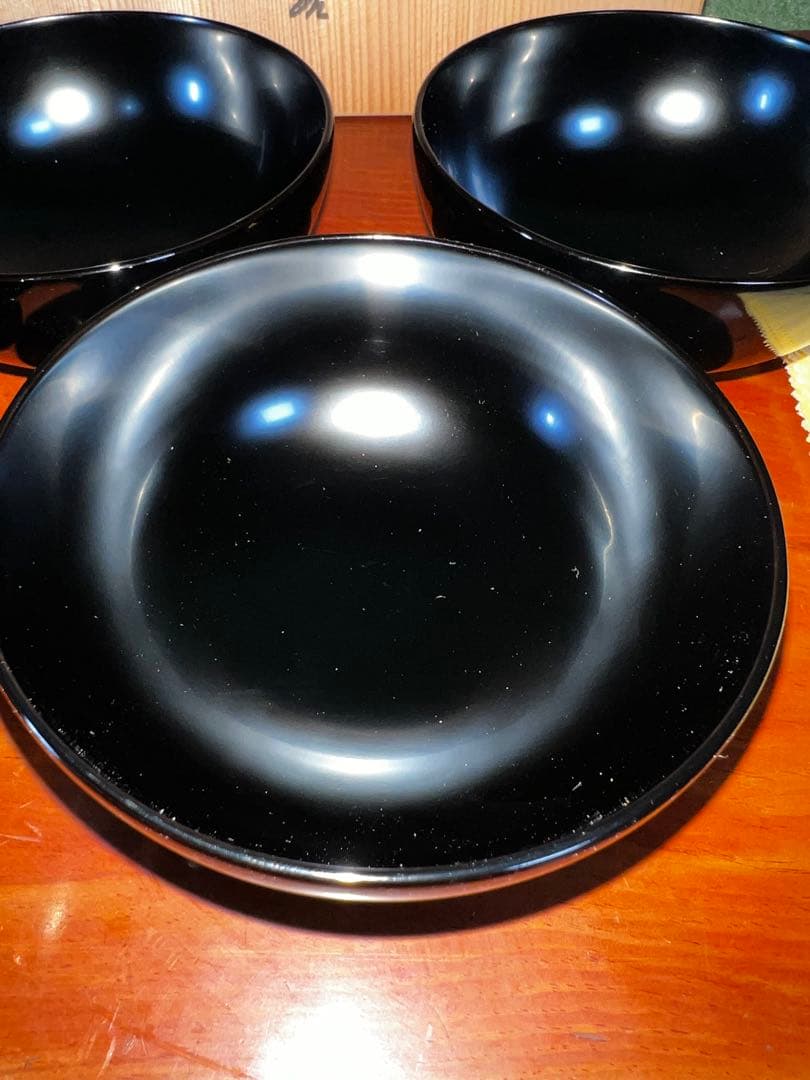 41 未使用 高級輪島塗 わじま龍作 松沈金 吸物椀5客