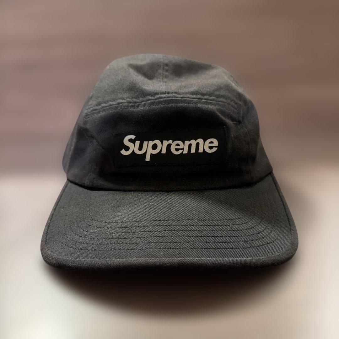Supreme FW24 黒キャップ