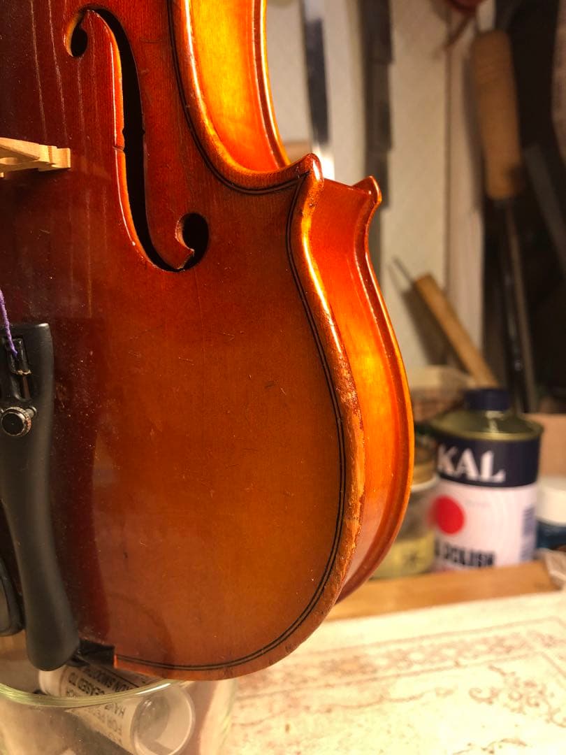 【駒&魂柱調整済】Suzuki分数バイオリンNo280 1/8 1991