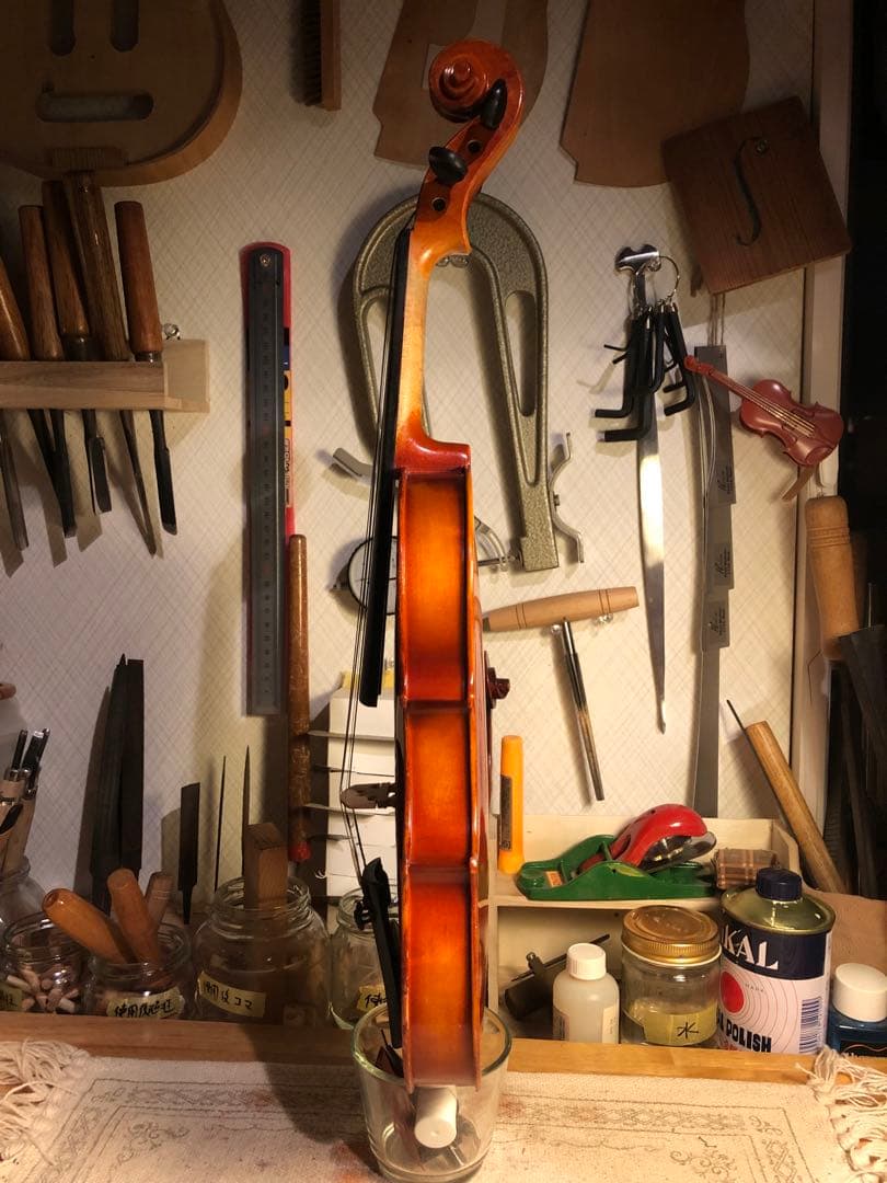 【駒&魂柱調整済】Suzuki分数バイオリンNo280 1/8 1991