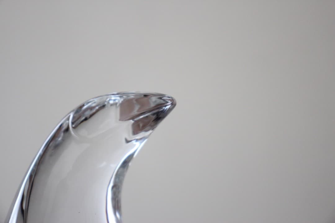 HOYA　クリスタル　アートガラス　Neil Cohen　ペンギン　置物　箱入