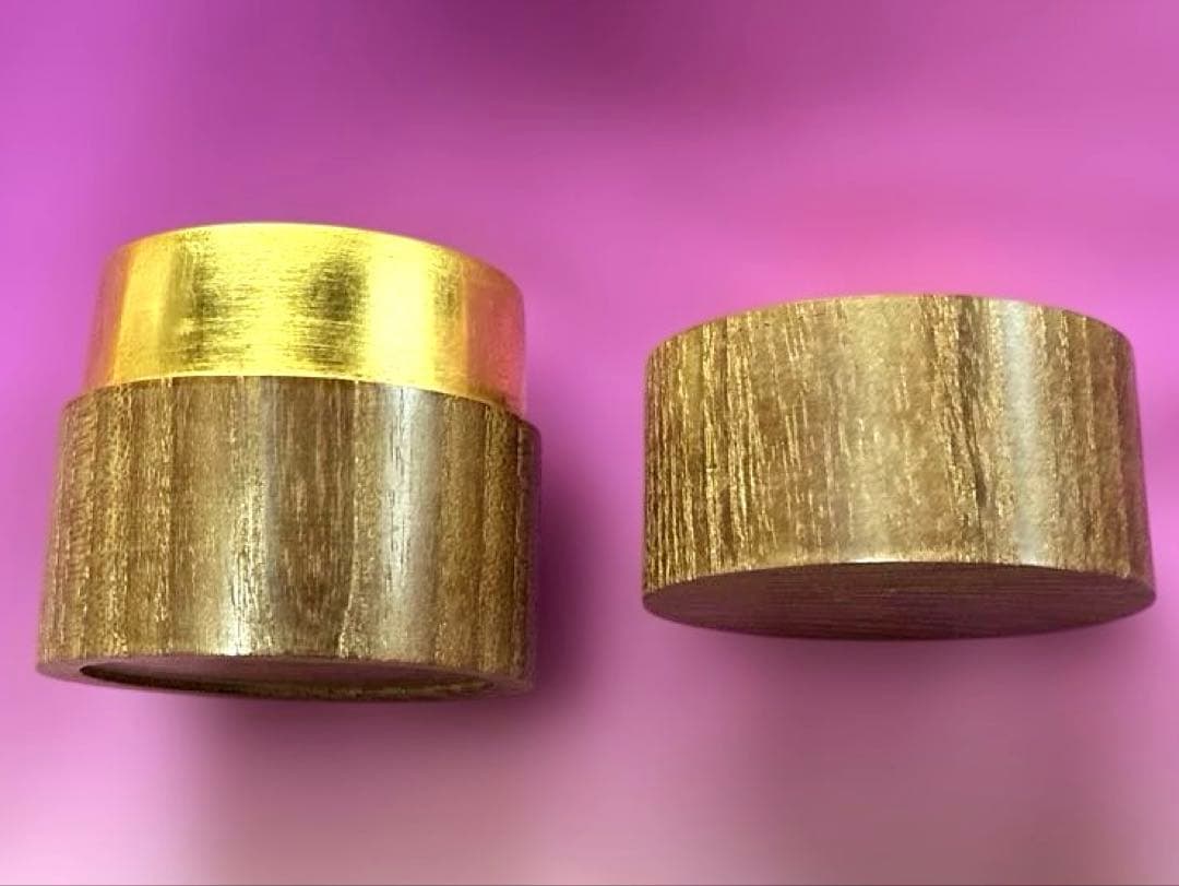 茶道具 ✨堀井胡春 ✨内金箔張 中次 棗⚫︎共箱⚫︎中次棗仕覆袋