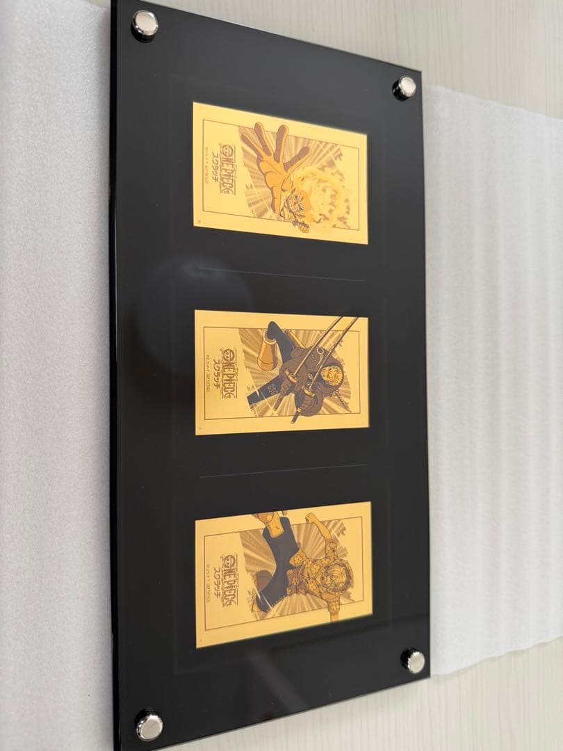 マ*ド様 世界限定50個　ONE PIECE 純金カード　3枚セット