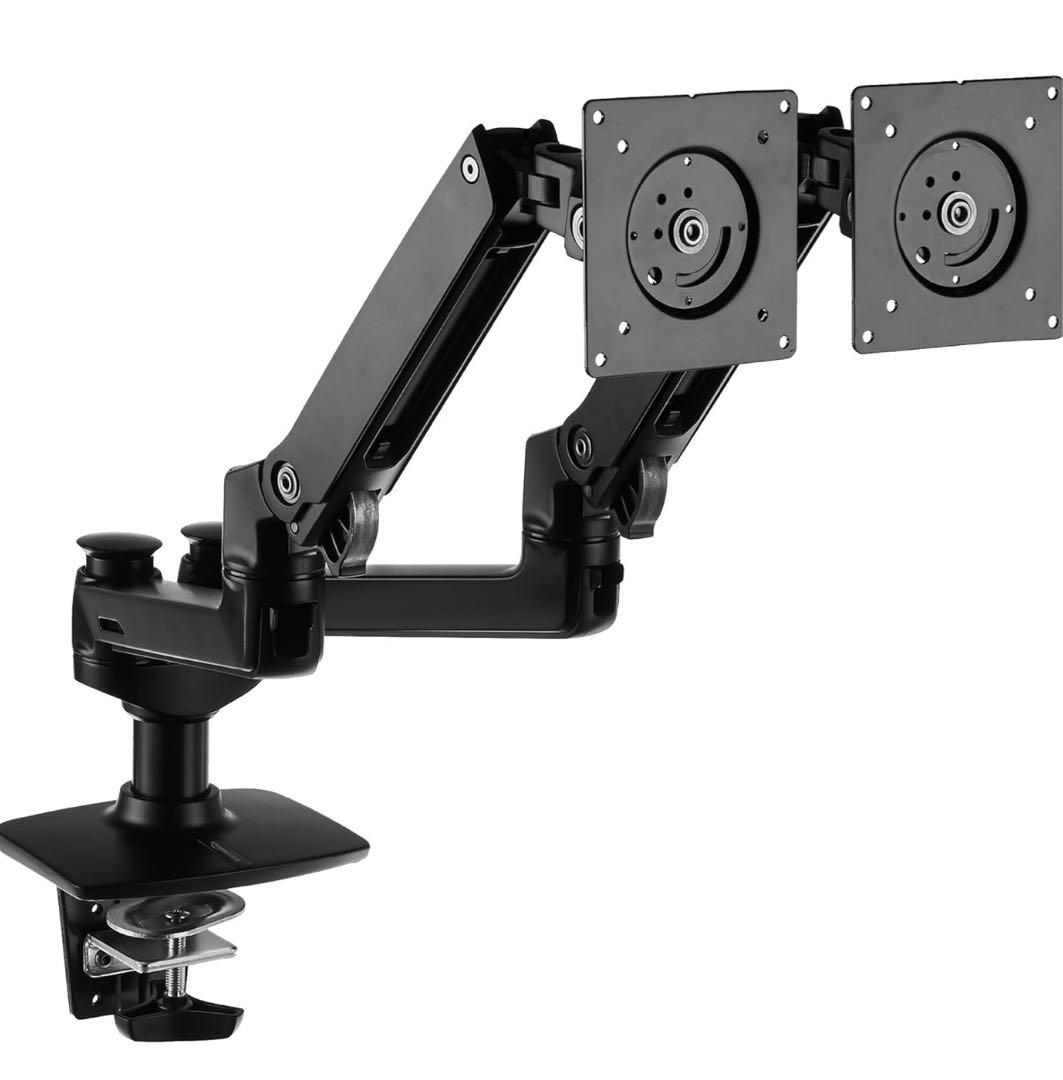 Amazon Basics デュアルモニターアーム2024年製