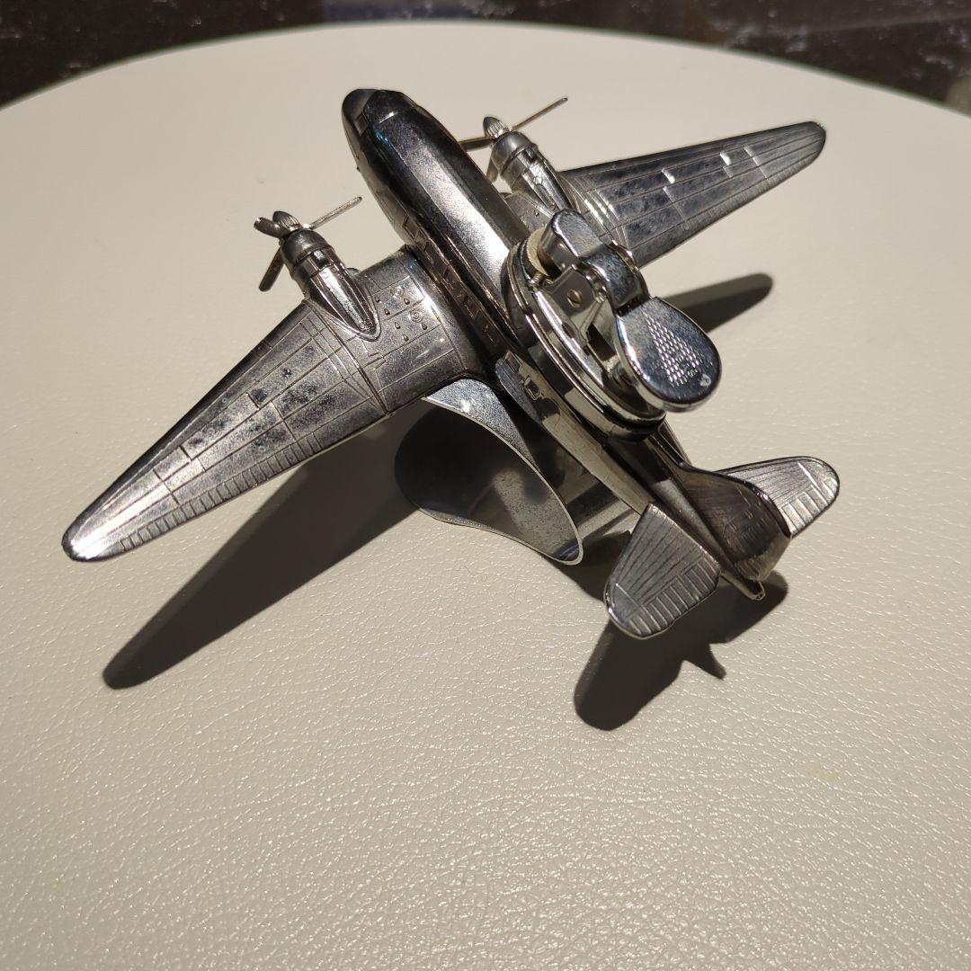 航空機型ライター メタル製 約10cm