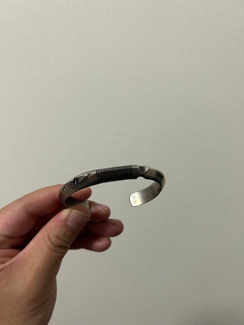 ノーバートペシュラカイ　シルバーバングル　インディアンジュエリー