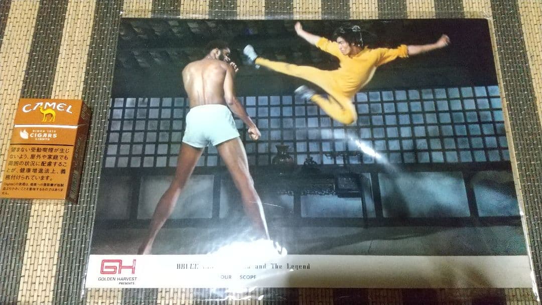 激レア　希少　GHオリジナルロゴ　ブルース・リーの生と死　ロビーカード　スチール