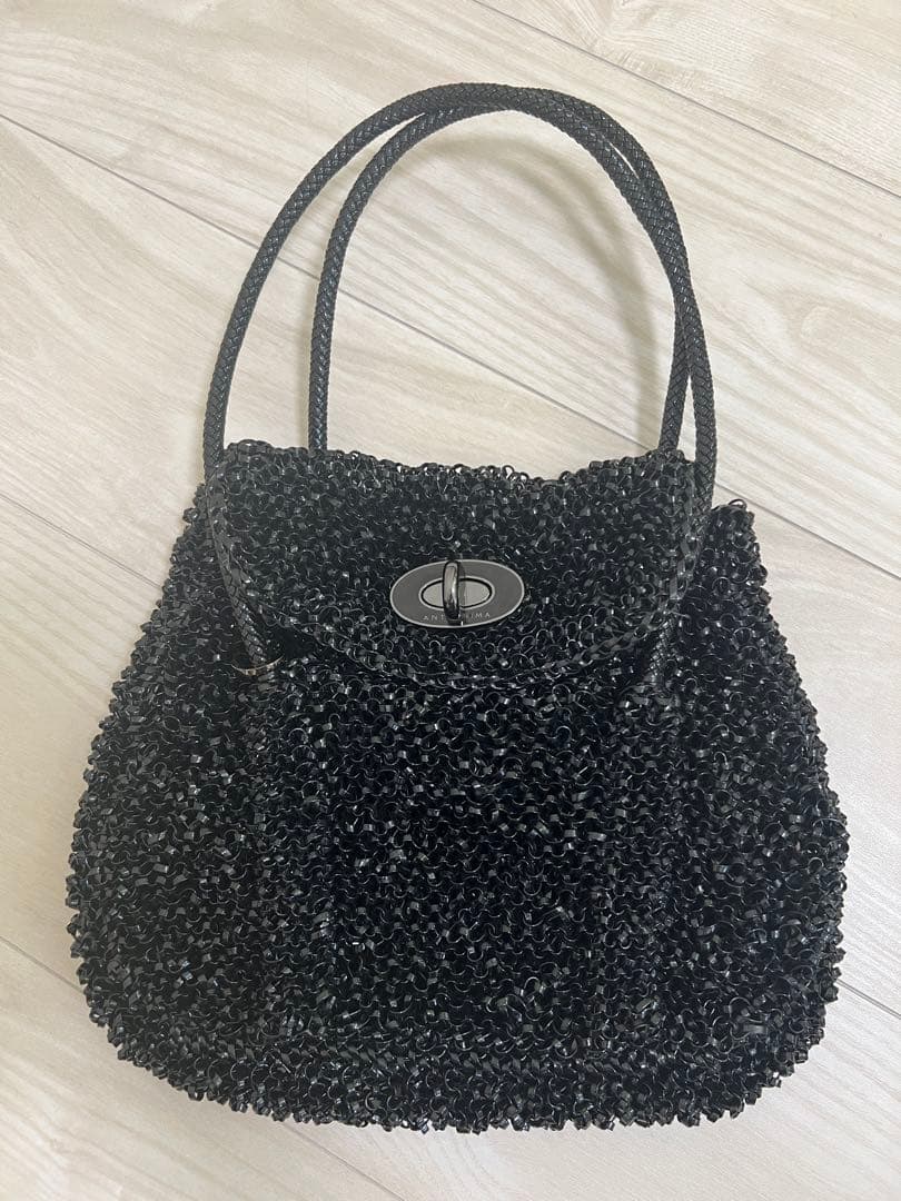 【専用】ANTEPRIMA ワイヤーバッグ NERO OPACO ターンロック