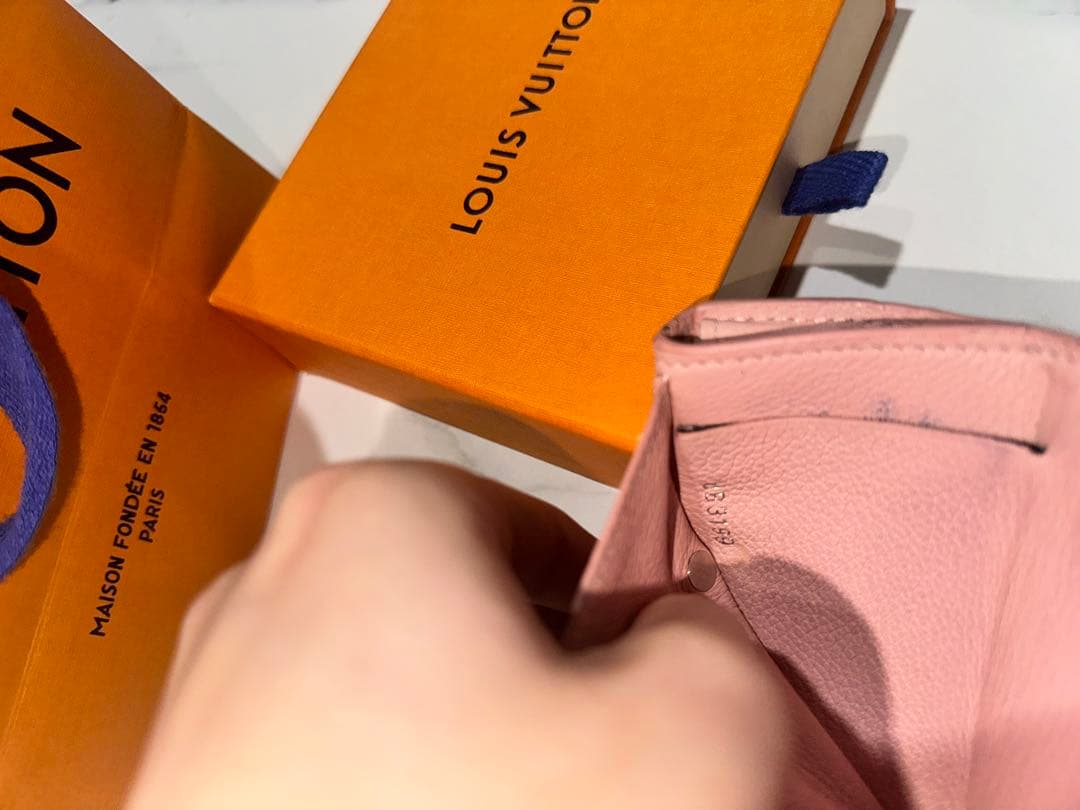 【値下げ不可】LOUIS VUITTON ピンク 三つ折り財布 ローズバレリーヌ