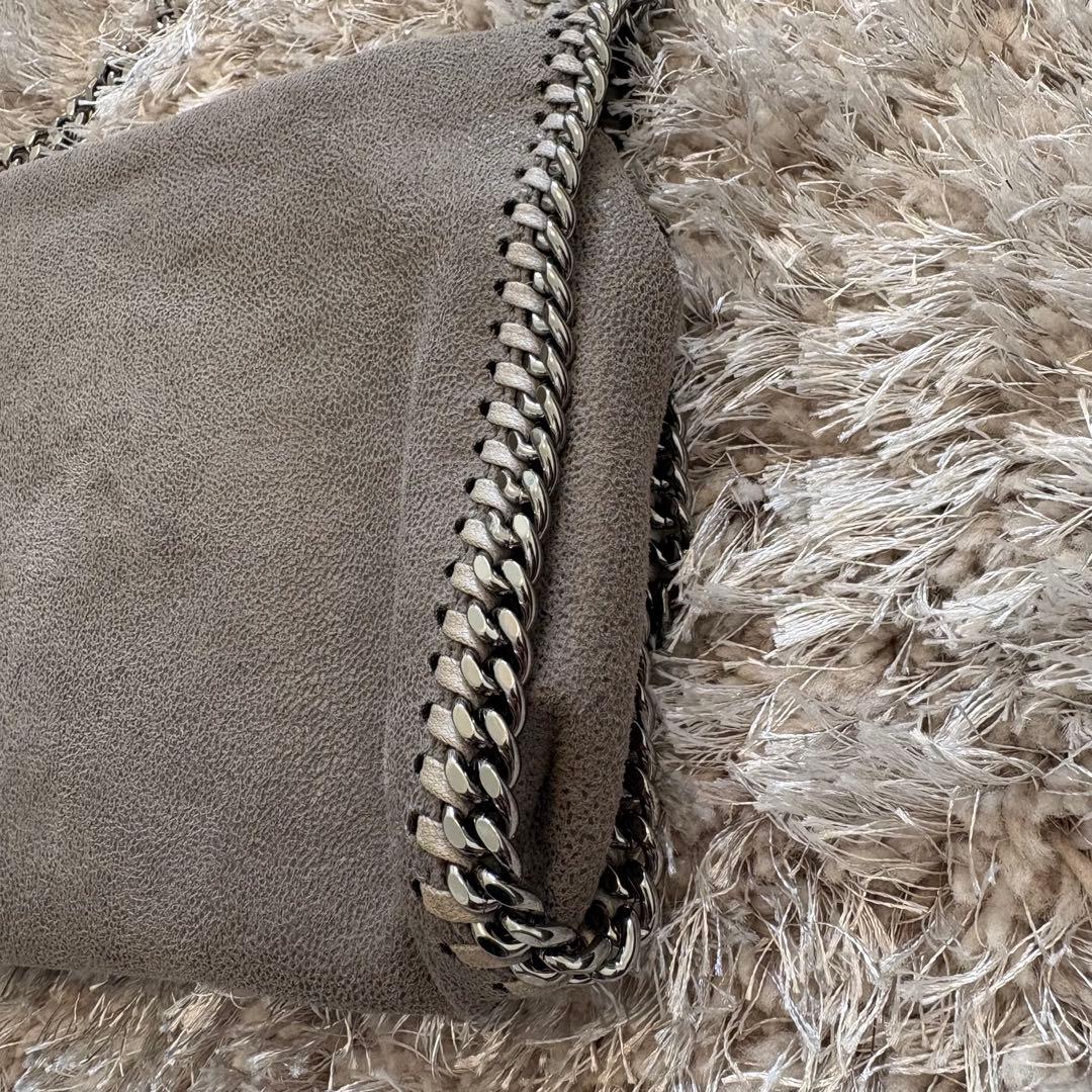 ステラマッカートニー ファラベラ チェーンショルダーバッグ グレー