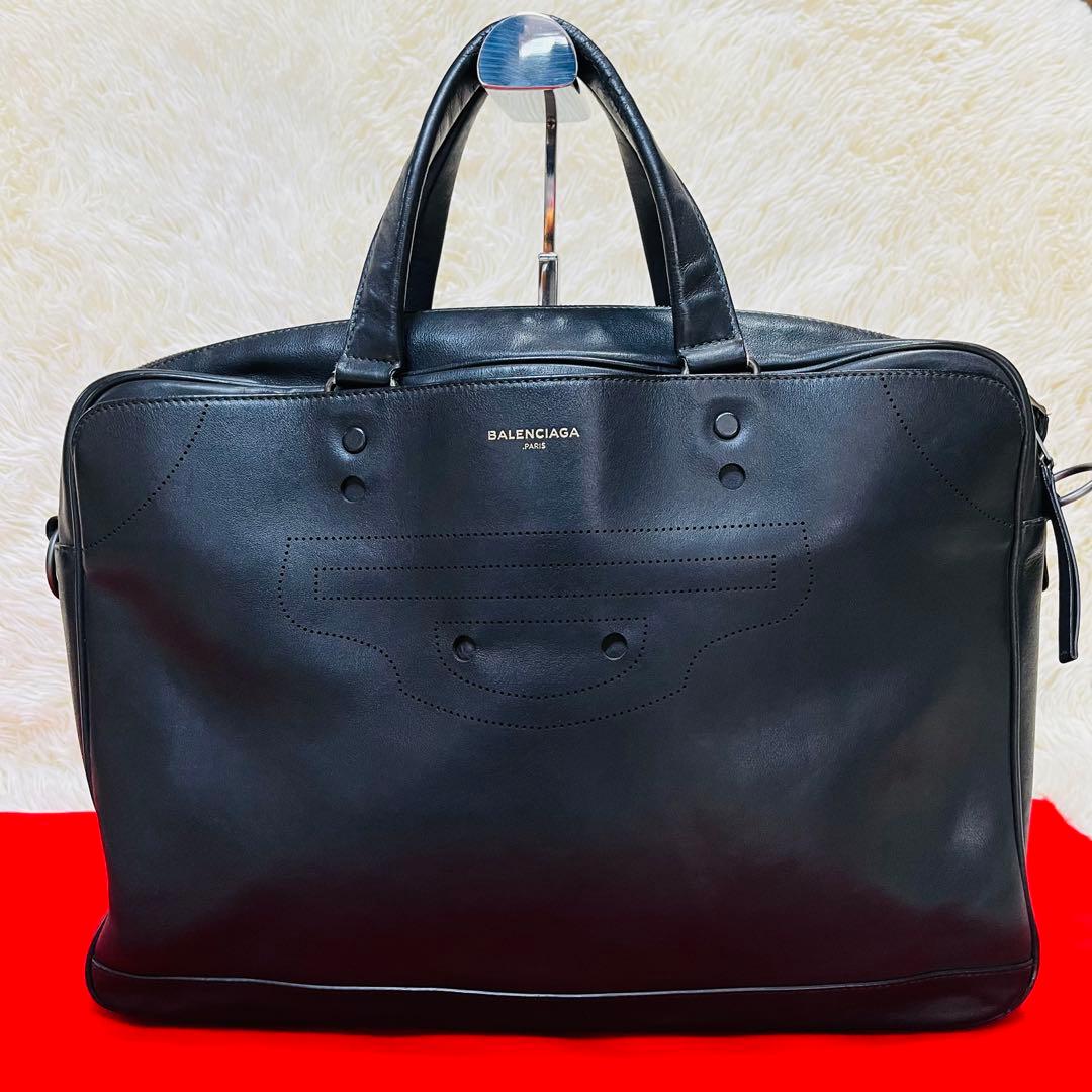 BALENCIAGA バレンシアガ ブラックアウト シティ ブリーフケース