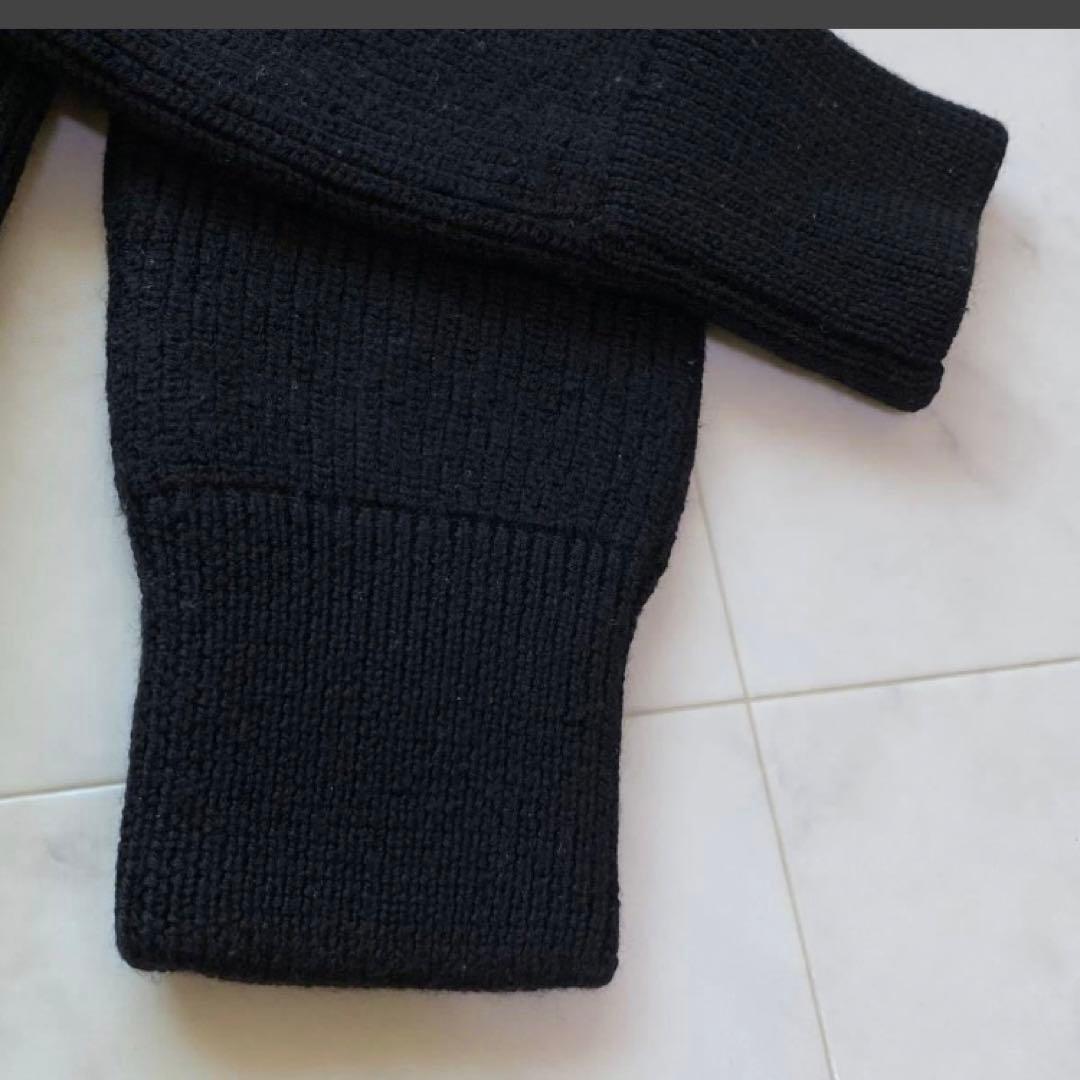 ポロラルフローレン 中綿 ニット切替 ジャケットMサイズ ブラック 黒 メンズ