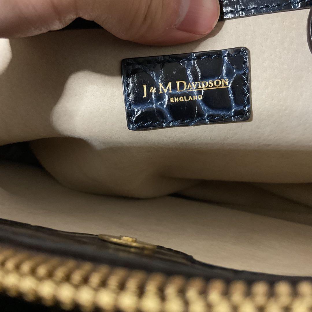 ☆開店セール☆ 使用数日 美品 J&M DAVIDSON レザー ロゴ バッグ①