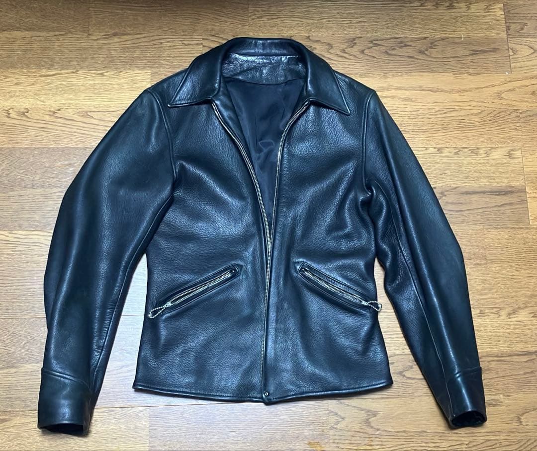 WARP AND WOOF ワープアンドウーフ Leather Jacket