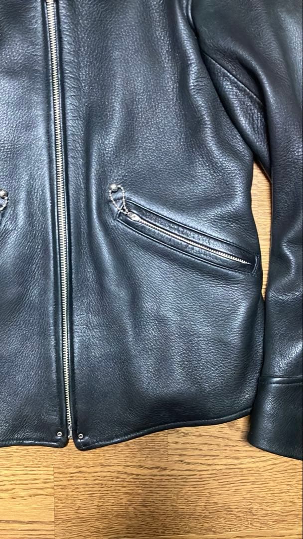 WARP AND WOOF ワープアンドウーフ Leather Jacket