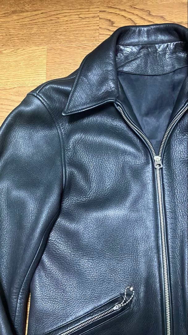 WARP AND WOOF ワープアンドウーフ Leather Jacket